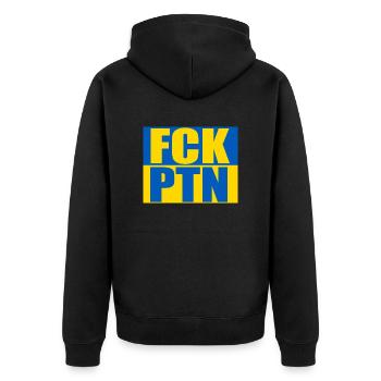 FCK PTN - Veste à capuche bio Premium Unisexe - noir - Dos - Nico (187cm)