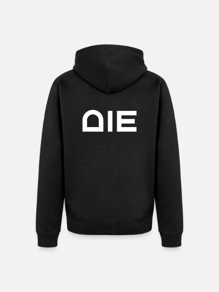 Die - Unisex Premium Organic Zip Hoodie - black