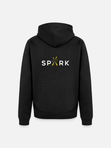 Spark - Unisex Premium Bio Zip Hoodie - Schwarz