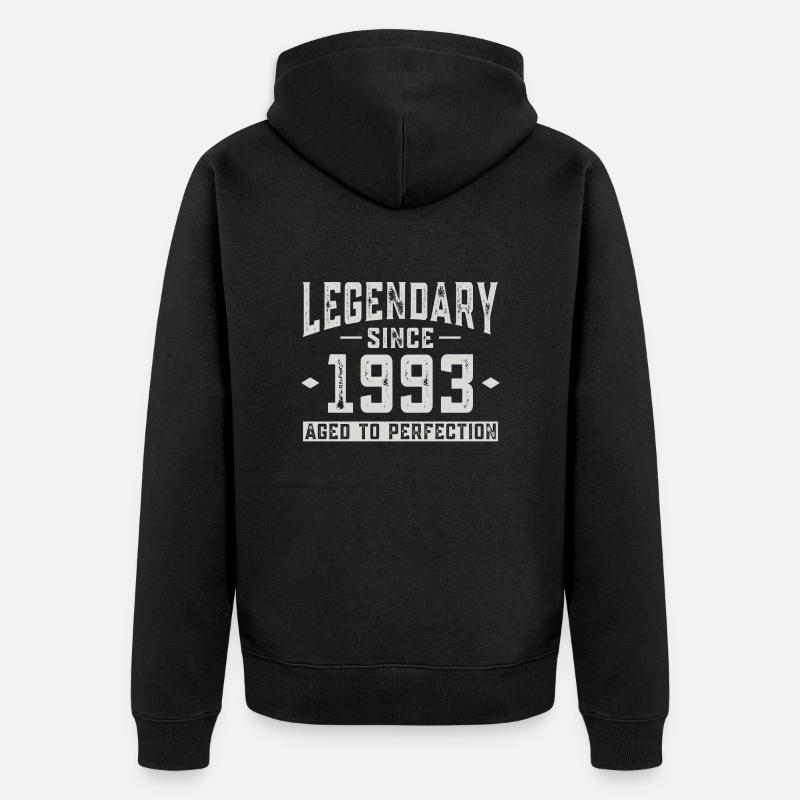 Légendaire depuis 1993 - Veste à capuche bio Premium Unisexe - noir