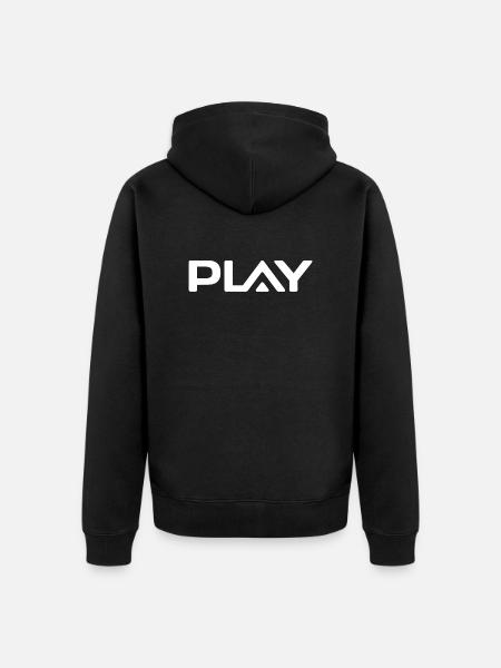 Play - Game - Unisex Premium Organic Zip Hoodie - black