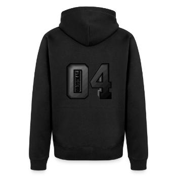ORIGINAL 04 22ND BIRTHDAY 2004 - Unisex Premium Organic Zip Hoodie - black - Back - Nico (187cm)