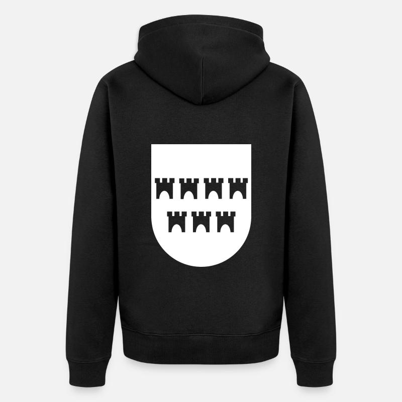 Fans de Transylvanie - Veste à capuche bio Premium Unisexe - noir