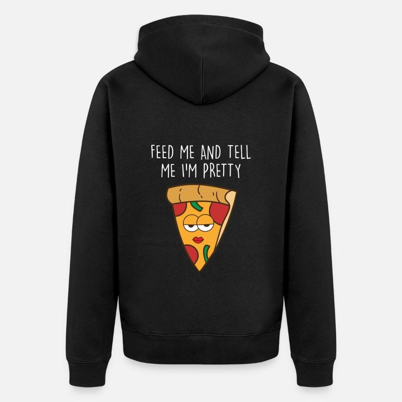 Pizza - Veste à capuche bio Premium Unisexe - noir