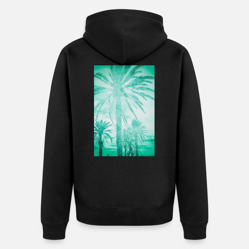 Palm Beach - Veste à capuche bio Premium Unisexe - noir