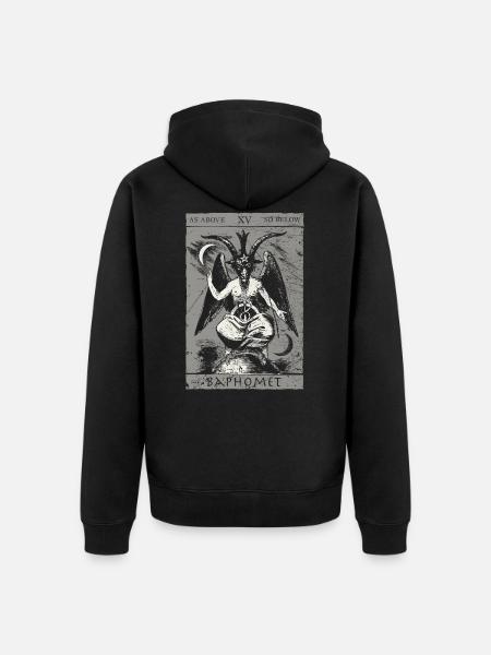 Sigil Of Baphomet - Tarot Card Devil Satanic 666 - Ekologisk premiumluvjack unisex - svart