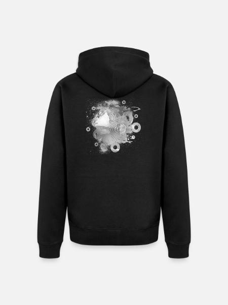 Résumé 7 - Veste à capuche bio Premium Unisexe - noir