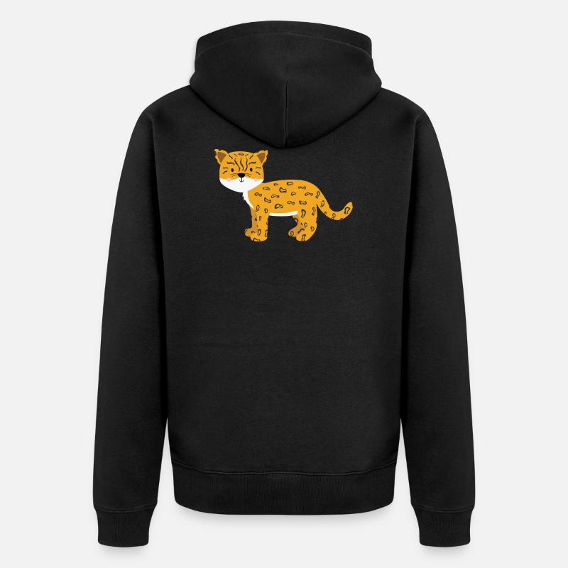 jaguar - Veste à capuche bio Premium Unisexe - noir