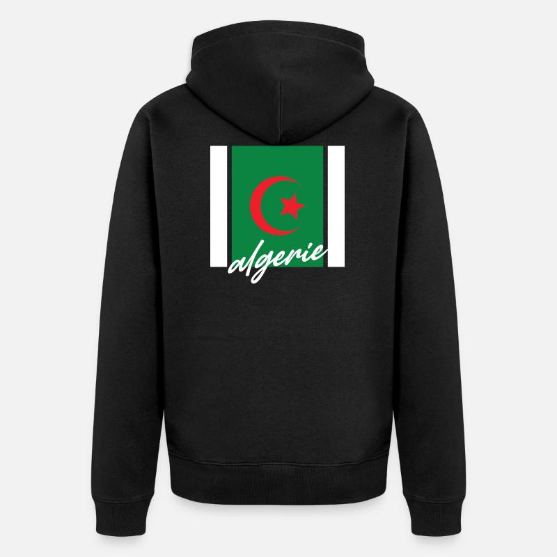 algerie - Veste à capuche bio Premium Unisexe - noir