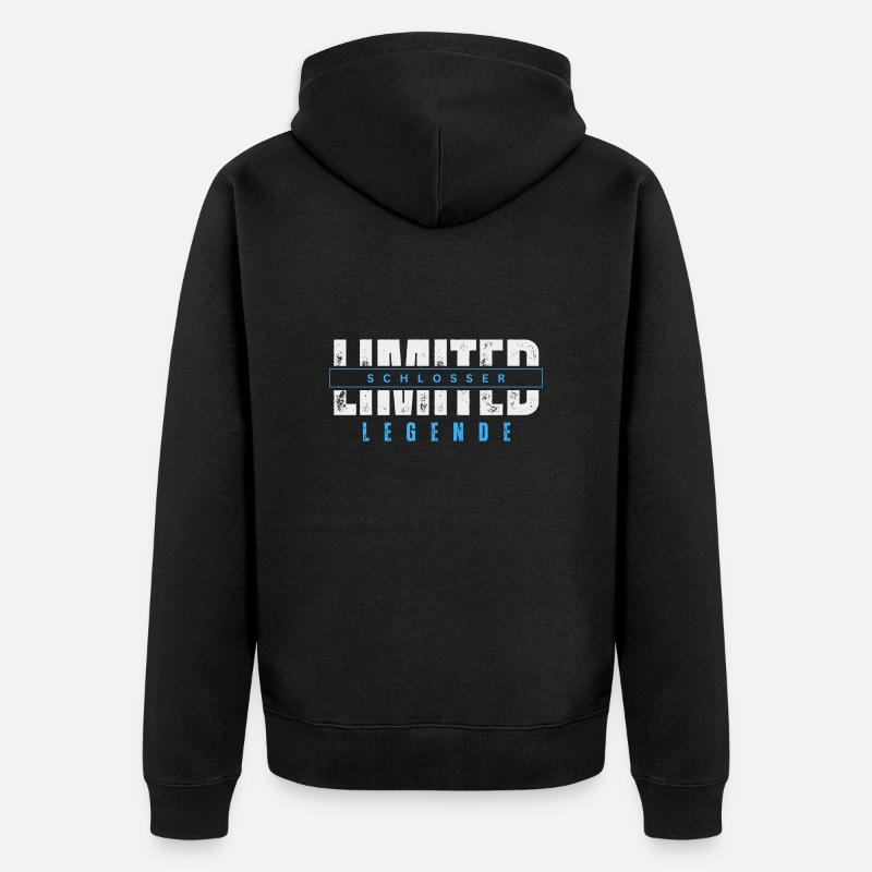 Légende de serrurier limitée. - Veste à capuche bio Premium Unisexe - noir