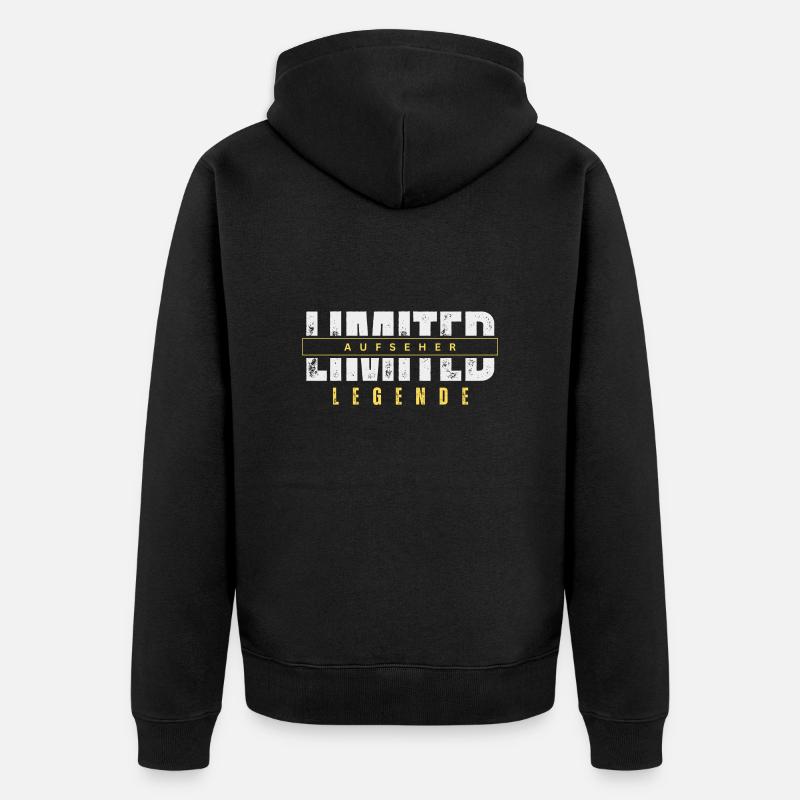 Légende du superviseur limité. - Veste à capuche bio Premium Unisexe - noir