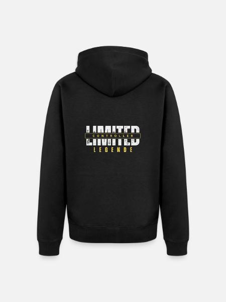 Limited Controller Legend. - Unisex Premium Organic Zip Hoodie - black