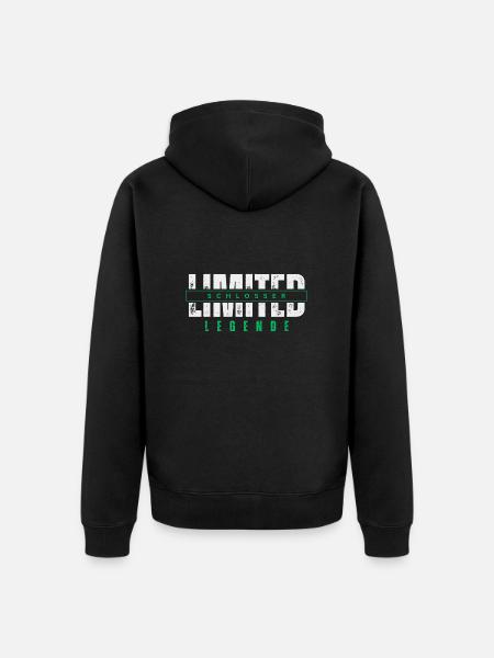Limited locksmith legend. - Unisex Premium Organic Zip Hoodie - black