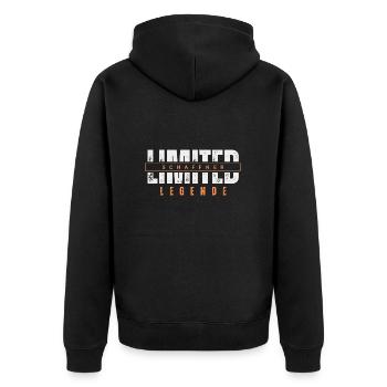 Légende du chef d’orchestre limité. - Veste à capuche bio Premium Unisexe - noir - Dos - Nico (187cm)
