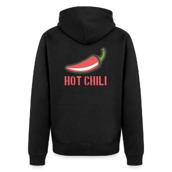 Chili Hot Chili - Veste à capuche bio Premium Unisexe - noir - Dos - Nico (187cm)
