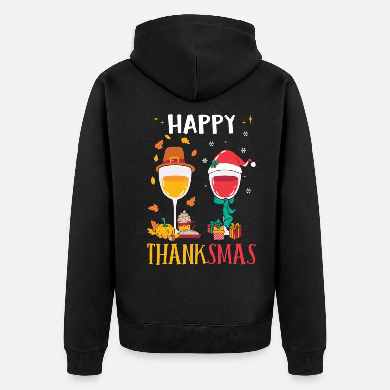 Cadeaux de Noël Noël - Veste à capuche bio Premium Unisexe - noir