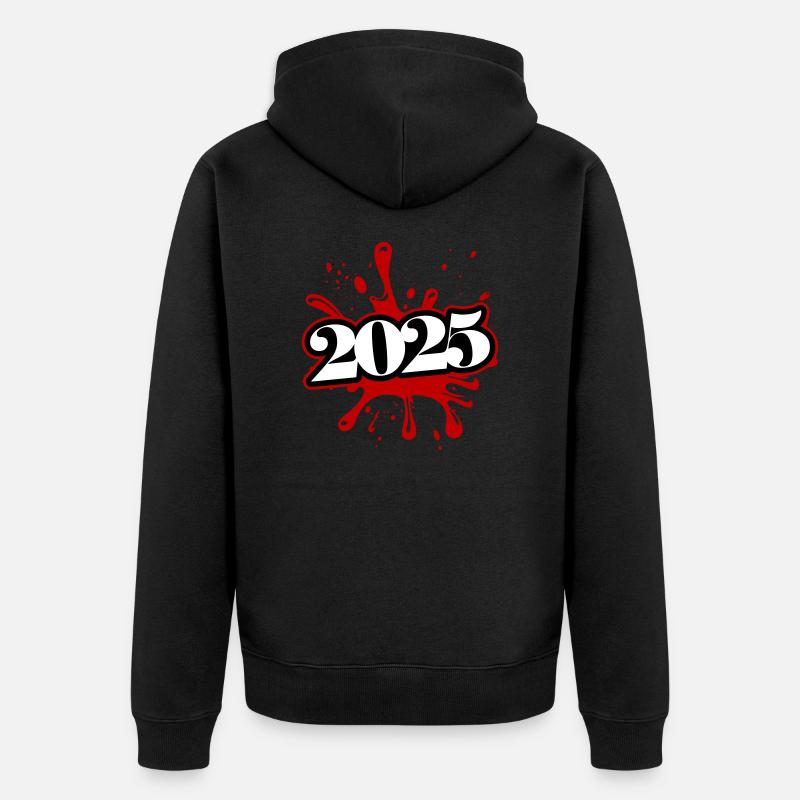 Blobs de 2025 - Veste à capuche bio Premium Unisexe - noir