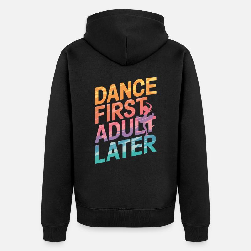Dansant Danseurs Dansant - Veste à capuche bio Premium Unisexe - noir
