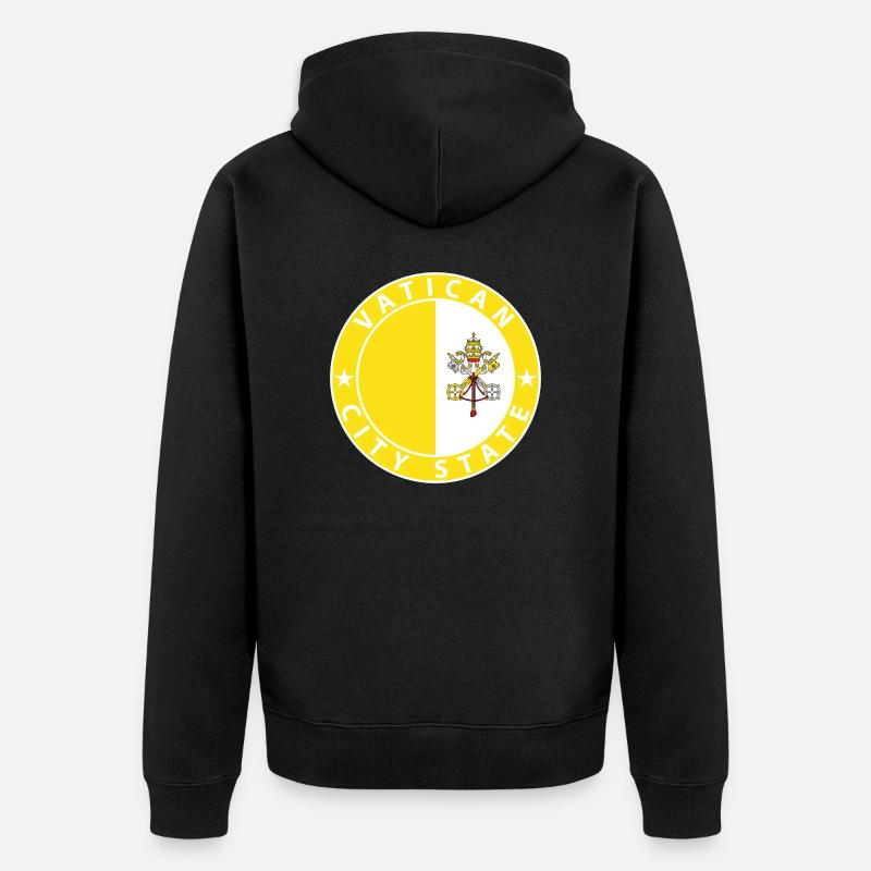 Vatican - Veste à capuche bio Premium Unisexe - noir