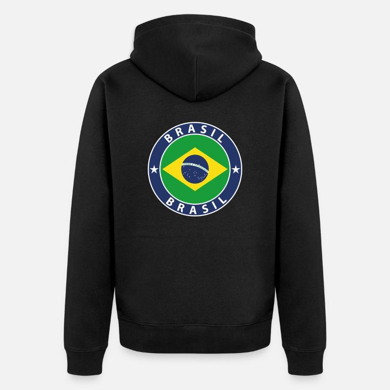 Brésil - Veste à capuche bio Premium Unisexe - noir