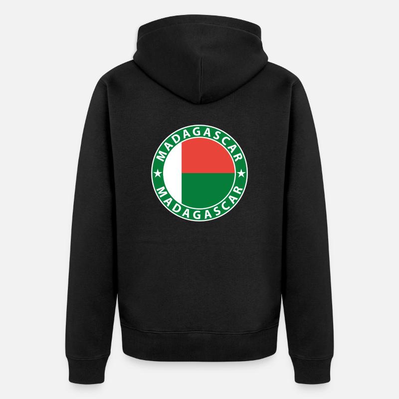 Madagascar - Veste à capuche bio Premium Unisexe - noir