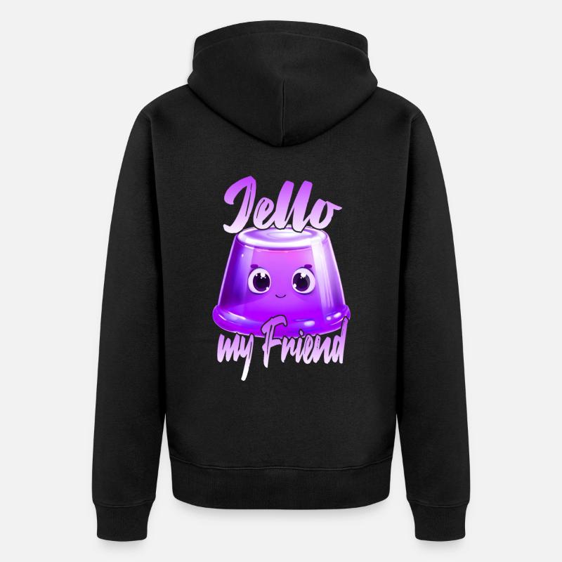 Jello mon ami - Veste à capuche bio Premium Unisexe - noir