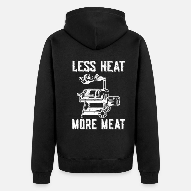 BBQ - Veste à capuche bio Premium Unisexe - noir