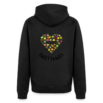 TUTTI FRUTTI - Veste à capuche bio Premium Unisexe - noir - Dos - Nico (187cm)