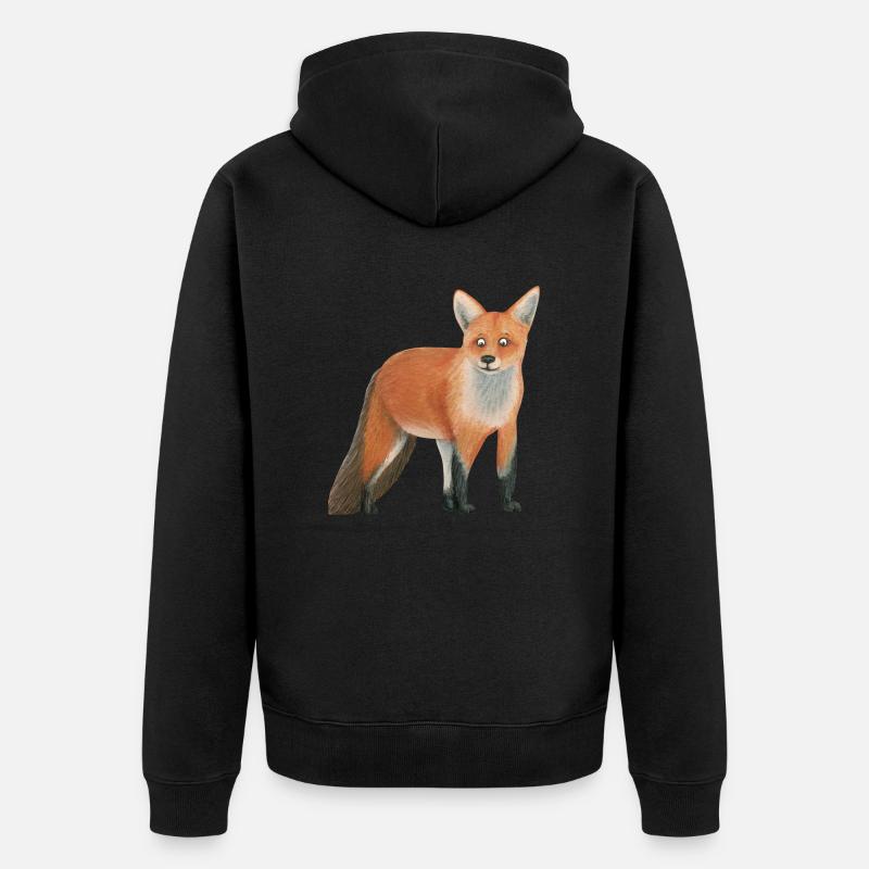 petite écaille de tortue - Veste à capuche bio Premium Unisexe - noir