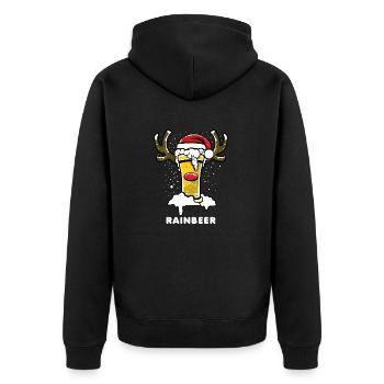 BAIE DE NOËL 3 - Veste à capuche bio Premium Unisexe - noir - Dos - Nico (187cm)