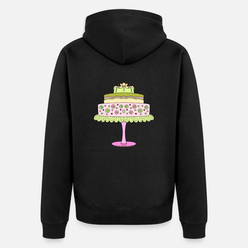 Gâteau - Veste à capuche bio Premium Unisexe - noir