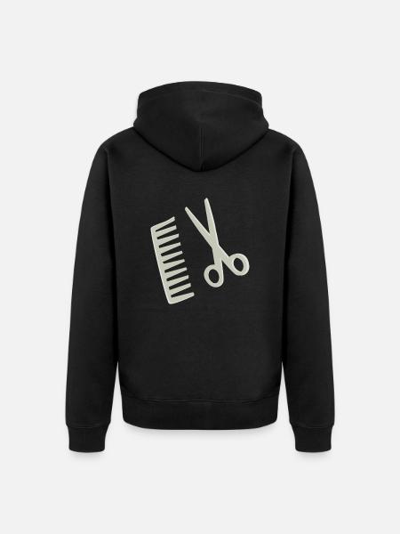 Coiffure - Veste à capuche bio Premium Unisexe - noir