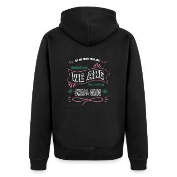 Hiking Boy Scouts Funny America Birthday Van Life - Unisex Premium Organic Zip Hoodie - black - Back - Nico (187cm)