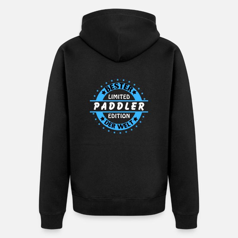 Meilleur pagayeur du monde - Veste à capuche bio Premium Unisexe - noir