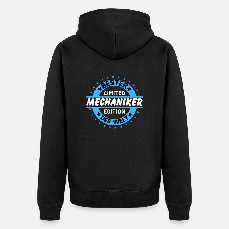 Meilleur mécanicien du monde - Veste à capuche bio Premium Unisexe - noir
