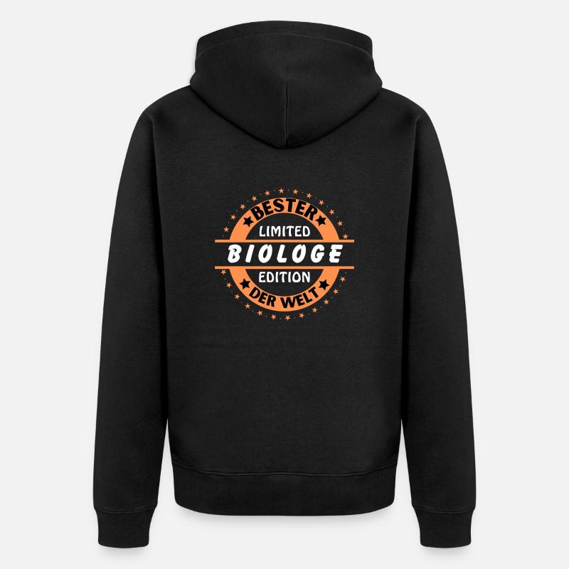 Meilleur biologiste du monde - Veste à capuche bio Premium Unisexe - noir