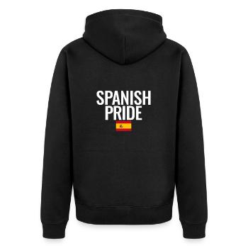Fierté espagnole Espagne Drapeau espagnol Espagnols - Veste à capuche bio Premium Unisexe - noir - Dos - Nico (187cm)