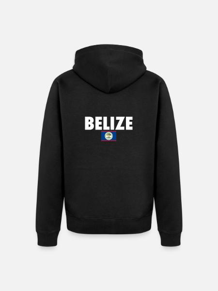 Belize Belizean Flag Belizean - Unisex Premium Organic Zip Hoodie - black