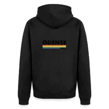 Odense Danemark Danemark Danois Fier Danois - Veste à capuche bio Premium Unisexe - noir - Dos - Nico (187cm)