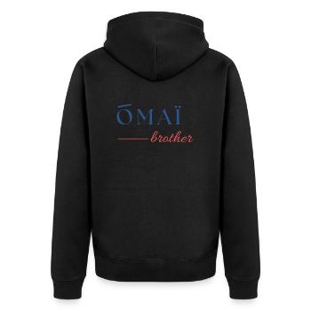 Oh my brother ! - Veste à capuche bio Premium Unisexe - noir - Dos - Nico (187cm)