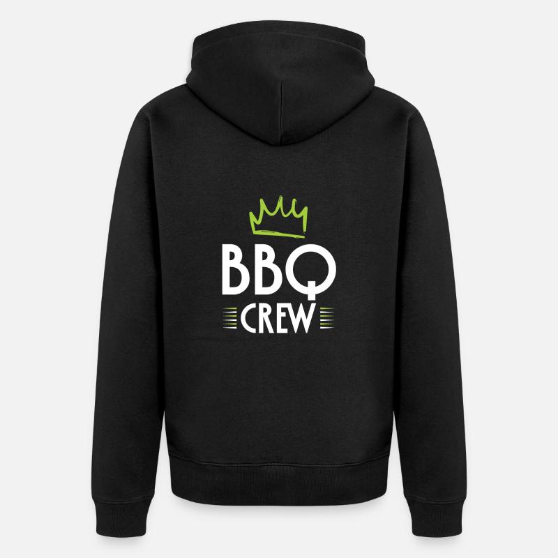 Équipe de barbecue - Veste à capuche bio Premium Unisexe - noir
