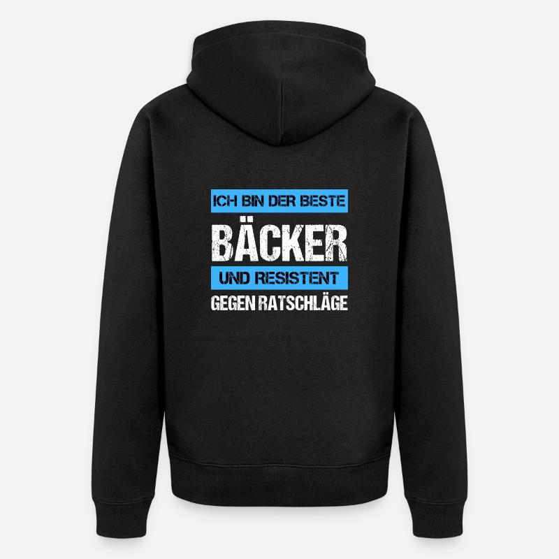 Boulanger résistant - Veste à capuche bio Premium Unisexe - noir