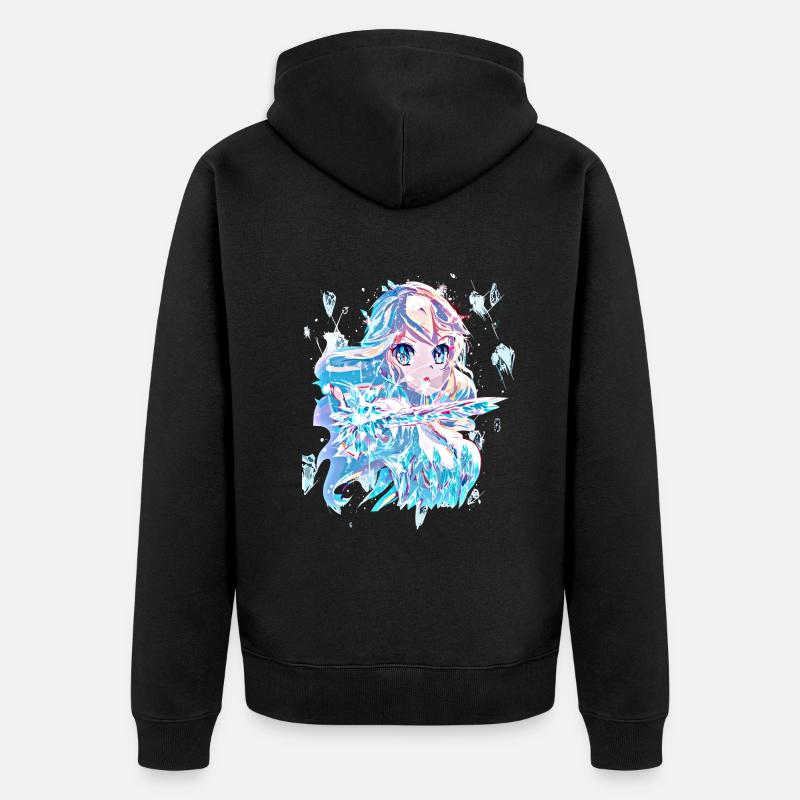 Princesse des glaces - Veste à capuche bio Premium Unisexe - noir