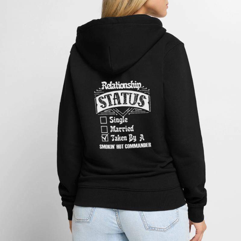 Commander Commander Relationship Status Unisex Premium Organic Zip Hoodie