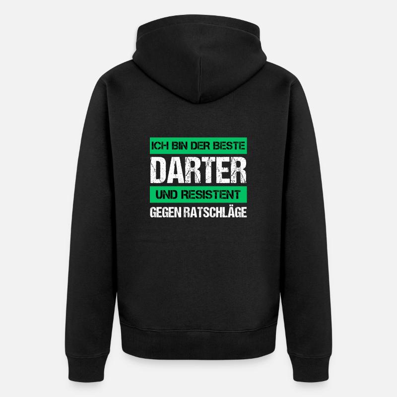 Dard résistant - Veste à capuche bio Premium Unisexe - noir