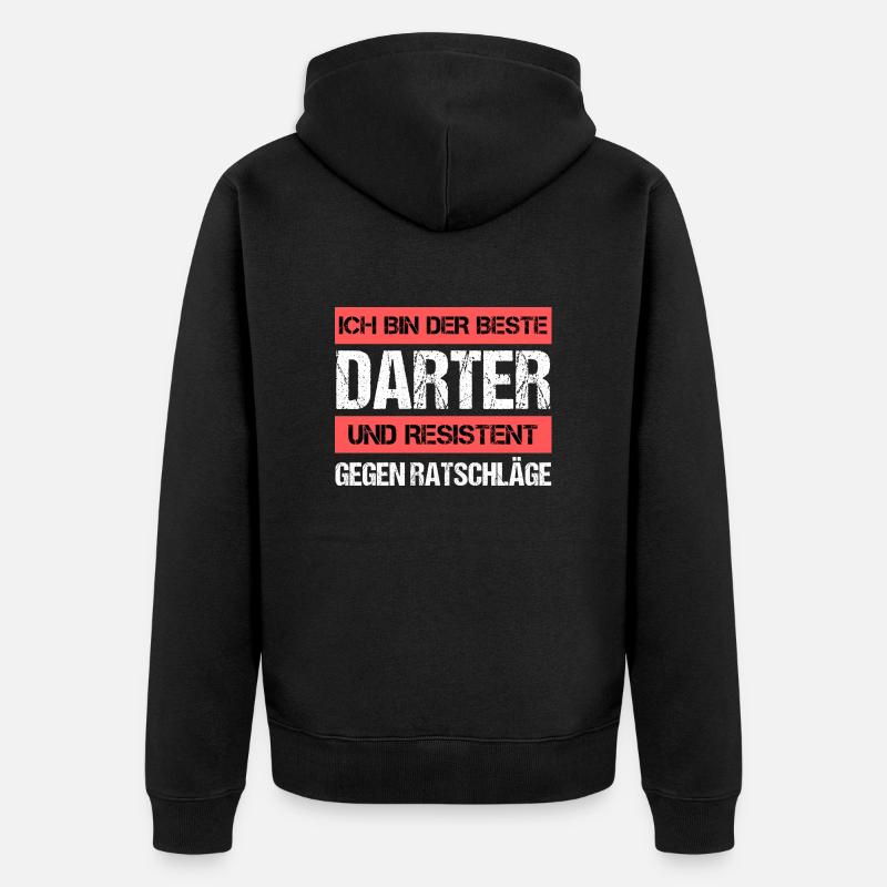 Dard résistant - Veste à capuche bio Premium Unisexe - noir