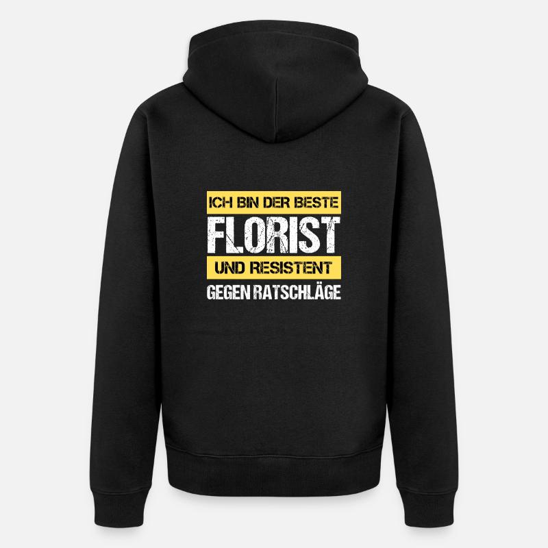 Fleuriste résistant - Veste à capuche bio Premium Unisexe - noir
