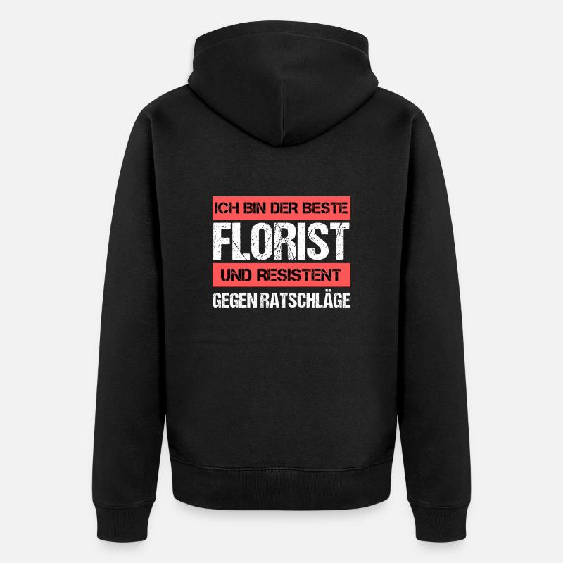 Fleuriste résistant - Veste à capuche bio Premium Unisexe - noir