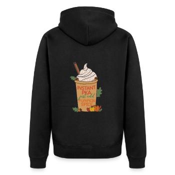 Épice de citrouille PKA instantanée | Pharmacie - Veste à capuche bio Premium Unisexe - noir - Dos - Nico (187cm)