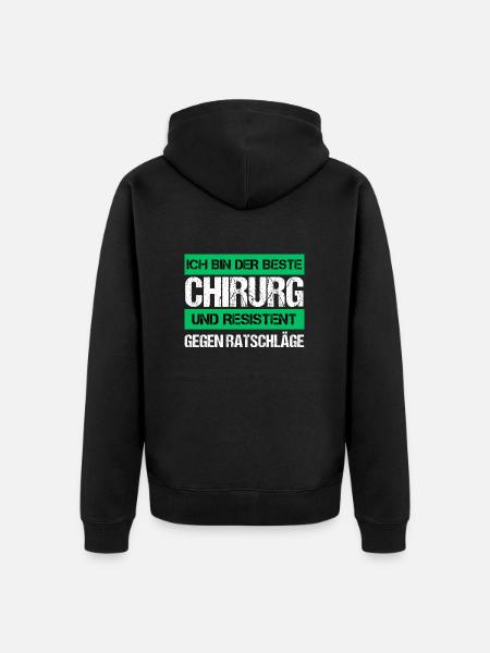 Chirurgien résistant - Veste à capuche bio Premium Unisexe - noir